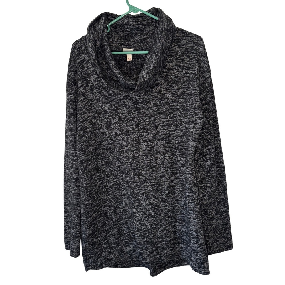 3/$20 Merona Charcoal Gray Lightweight Cowl Neck Sweater